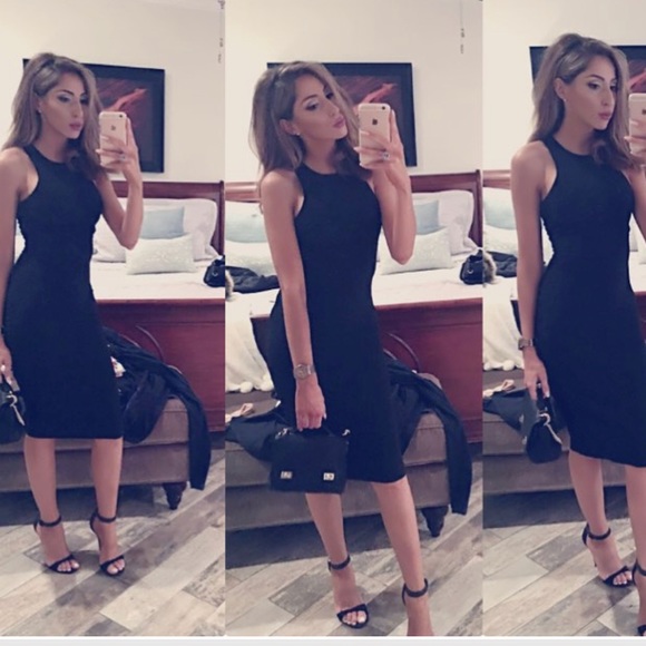 H&M Black midi dress - Picture 2 of 3